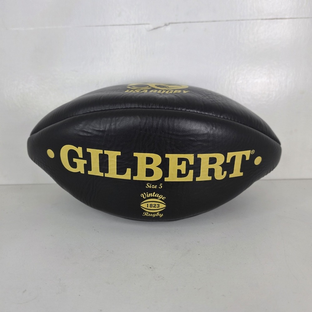 Gilbert USA Rugby 50th Anniversary Retro Vintage Leather Rugby Ball Size 5